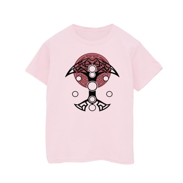 Marvel Girls Thor Love And Thunder Circles Cotton T-Shirt