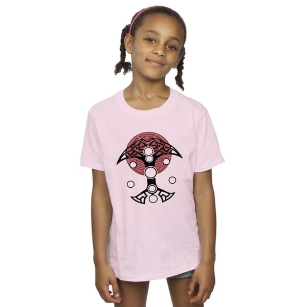 Marvel Girls Thor Love And Thunder Circles Cotton T-Shirt