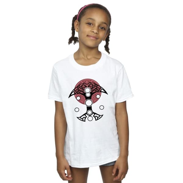 Marvel Girls Thor Love And Thunder Circles Cotton T-Shirt