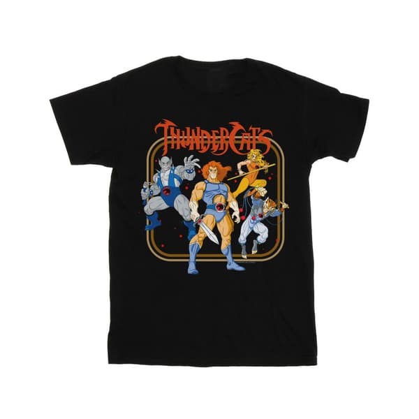 Thundercats Boyfriend-t-shirt i bomull med ram för damer/kvinnor från Group