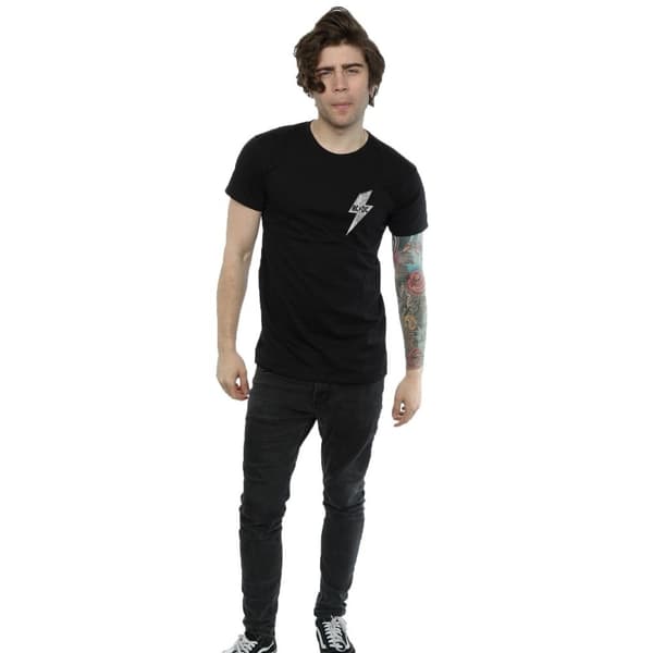 ACDC Mens Lightning Bolt Pocket T-Shirt