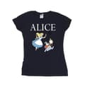 Miniatyrbilde 1 av 3: Disney Womens/Ladies Alice In Wonderland Follow The Rabbit Cotton T-Shirt