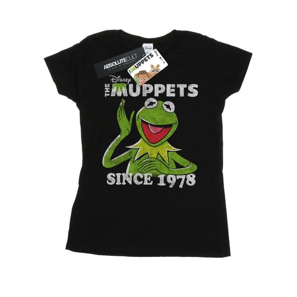Disney Womens/Ladies The Muppets Kermit Since 1978 Cotton T-Shirt
