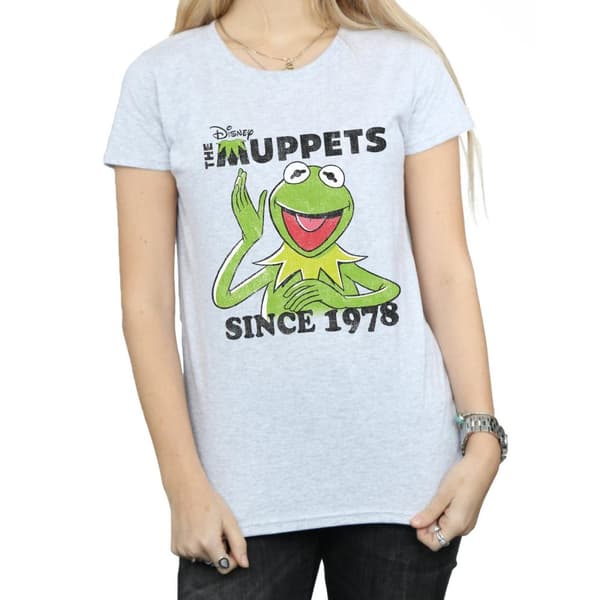 Disney Womens/Ladies The Muppets Kermit Since 1978 Cotton T-Shirt