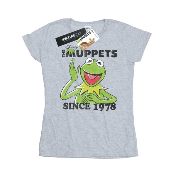 Disney Womens/Ladies The Muppets Kermit Since 1978 Cotton T-Shirt