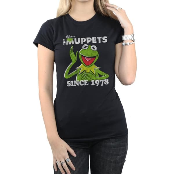 Disney Womens/Ladies The Muppets Kermit Since 1978 Cotton T-Shirt