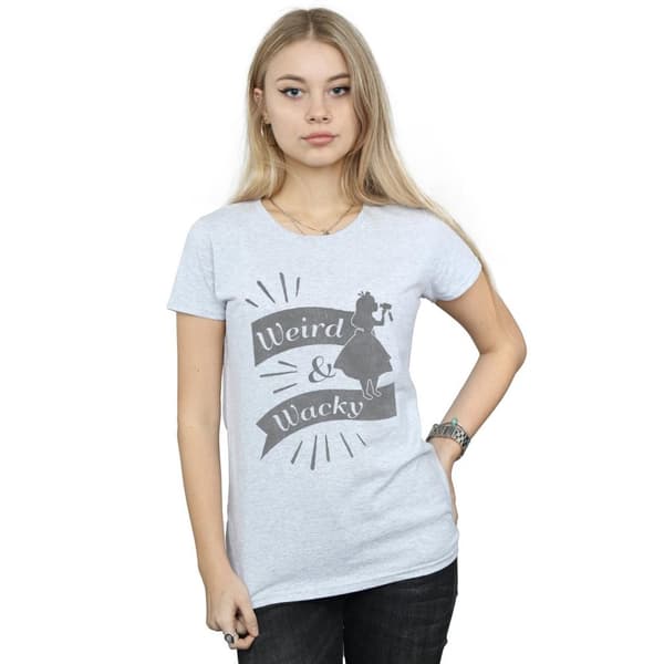 Disney Womens/Ladies Alice In Wonderland Weird And Wacky Cotton T-Shirt