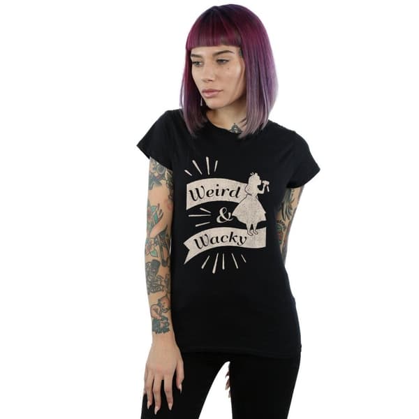 Disney Womens/Ladies Alice In Wonderland Weird And Wacky Cotton T-Shirt