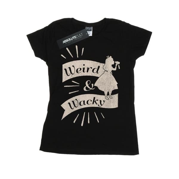 Disney Womens/Ladies Alice In Wonderland Weird And Wacky Cotton T-Shirt