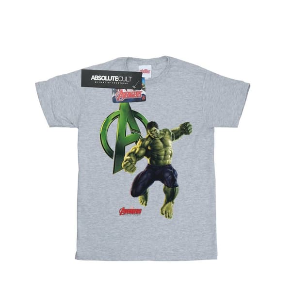 Marvel Girls Hulk Pose Cotton T-Shirt