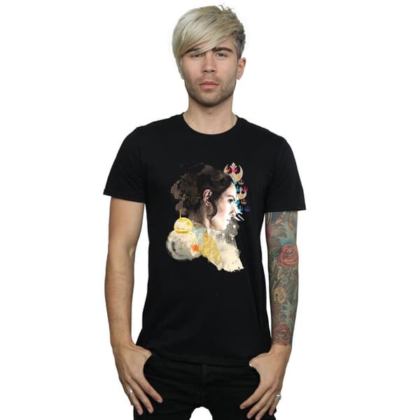 Star Wars: The Rise of Skywalker Mens Rey Collage T-Shirt