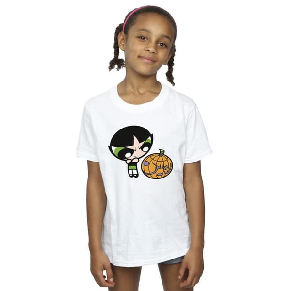 The Powerpuff Girls Girls Buttercup Pumpkin T-shirt i bomull