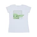 Pikkukuva 1 / 3: Star Wars Womens/Ladies The Mandalorian Grogu Box Cotton T-Shirt