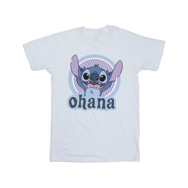 Disney Lilo And Stitch Ohana Circle T-shirt - herr