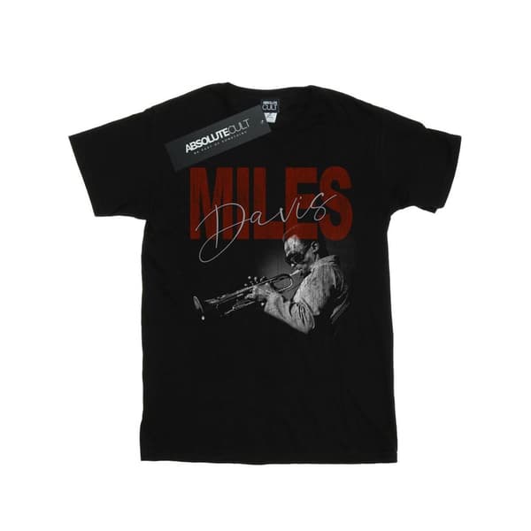 Miles Davis T-shirt med tryckfotografi för herrar