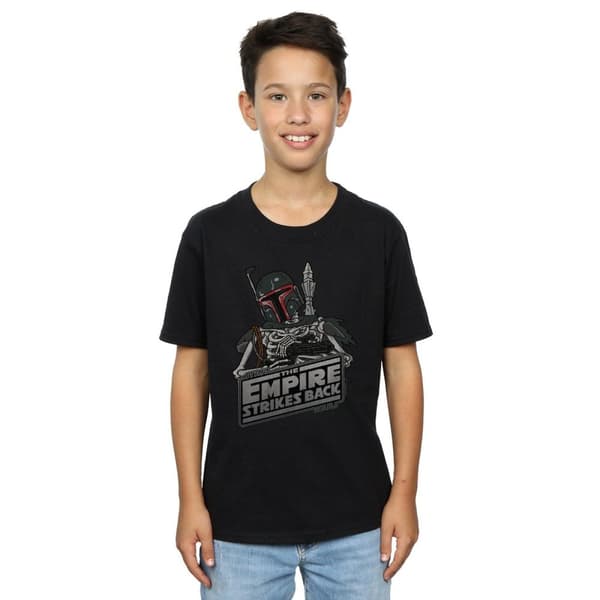 Star Wars Pojkar - Boba Fett Skeleton T-shirt