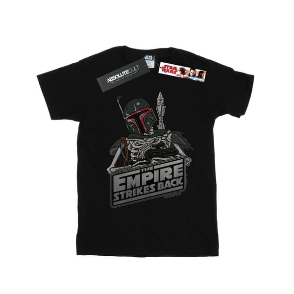 Star Wars Pojkar - Boba Fett Skeleton T-shirt Black 12-13 Years