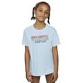 Miniatyrbild 2 av 3: Netflix Stranger Things - T-shirt i bomull med regnbågsprickig logotyp för flickor