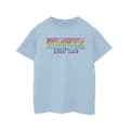 Miniatyrbild 1 av 3: Netflix Stranger Things - T-shirt i bomull med regnbågsprickig logotyp för flickor