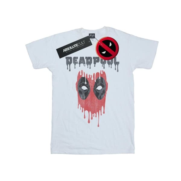 Marvel Mens Deadpool Dripping Head T-Shirt