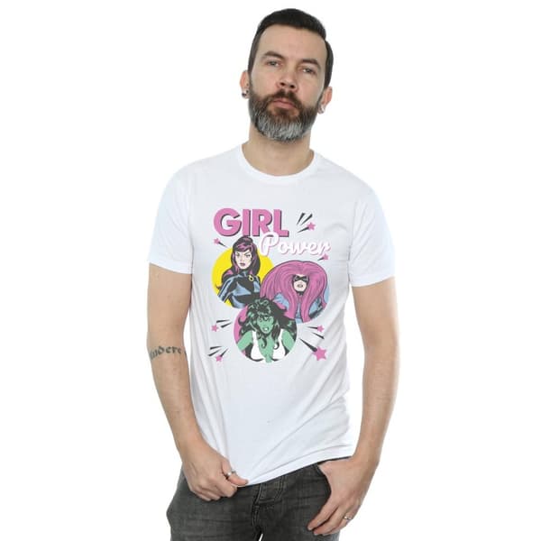 Marvel Comics Mens Girl Power T-Shirt