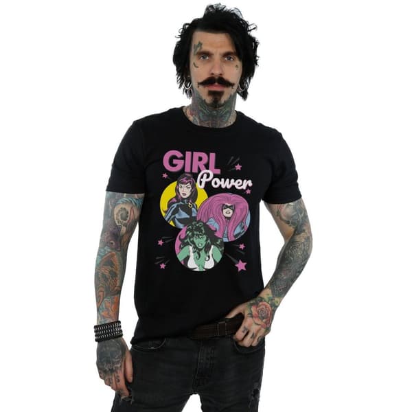 Marvel Comics Mens Girl Power T-Shirt