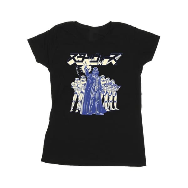 Star Wars Womens/Ladies Japanese Darth Cotton T-Shirt