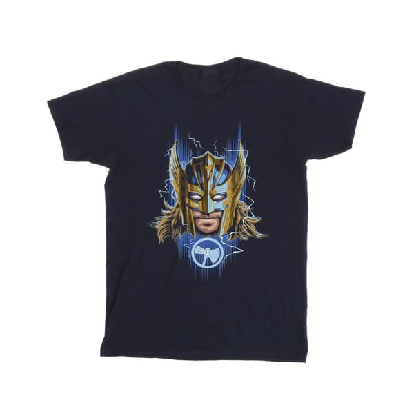 Marvel Girls Thor Love And Thunder Mask T-shirt i bomull
