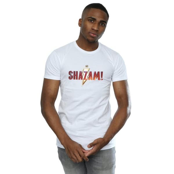 DC Comics T-shirt med logotyp för herr Shazam Movie