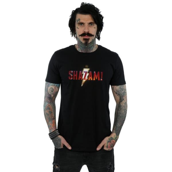 DC Comics T-shirt med logotyp för herr Shazam Movie