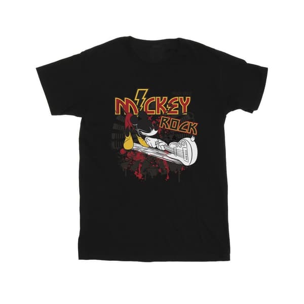 Disney Musse Pigg Smash Guitar Rock T-shirt i bomull för flickor