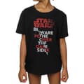Miniatyrbillede 3 af 5: Star Wars Girls The Last Jedi Power Of The Dark Side Cotton T-Shirt
