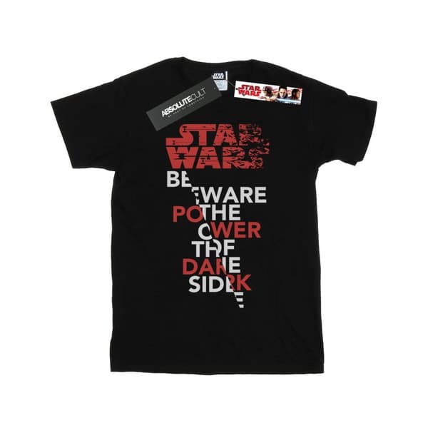 Star Wars Girls The Last Jedi Power Of The Dark Side Cotton T-Shirt