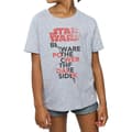 Miniatyrbillede 3 af 5: Star Wars Girls The Last Jedi Power Of The Dark Side Cotton T-Shirt