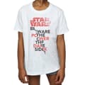 Miniatyrbillede 3 af 5: Star Wars Girls The Last Jedi Power Of The Dark Side Cotton T-Shirt