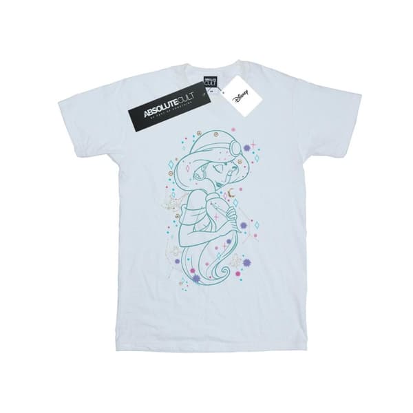 Disney Mens Aladdin Princess Jasmine Written In The Stars T-Shirt
