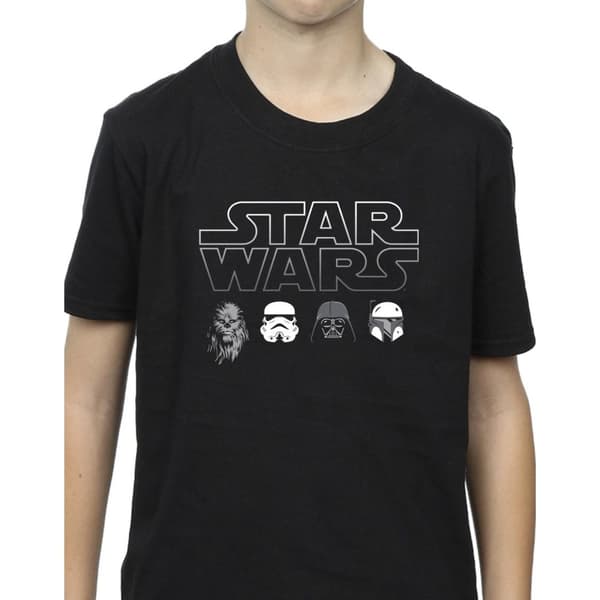 Star Wars Boys Character Heads T-Shirt
