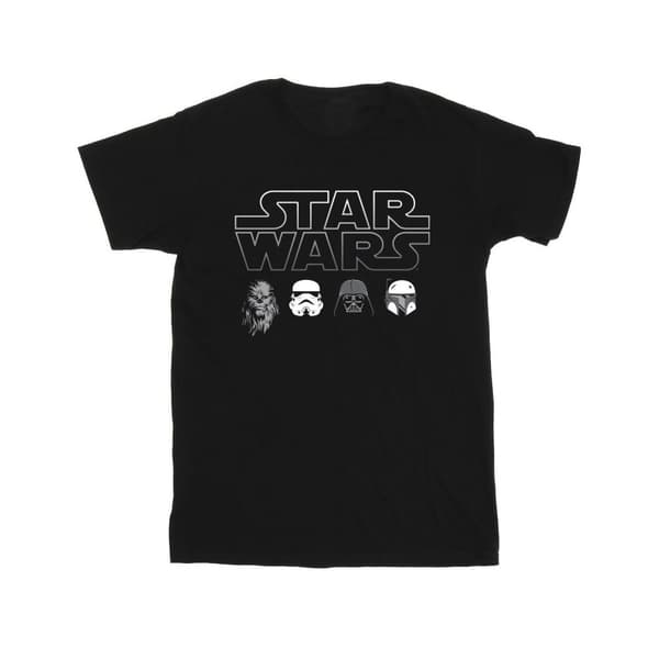 Star Wars Boys Character Heads T-Shirt
