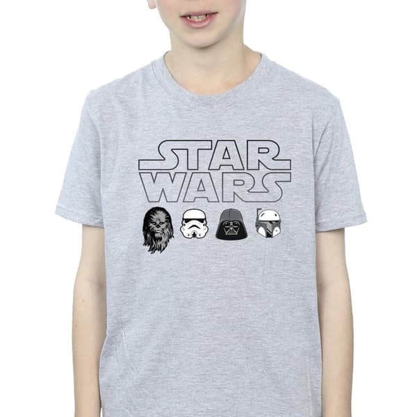 Star Wars Boys Character Heads T-Shirt