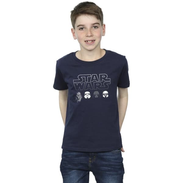 Star Wars Boys Character Heads T-Shirt