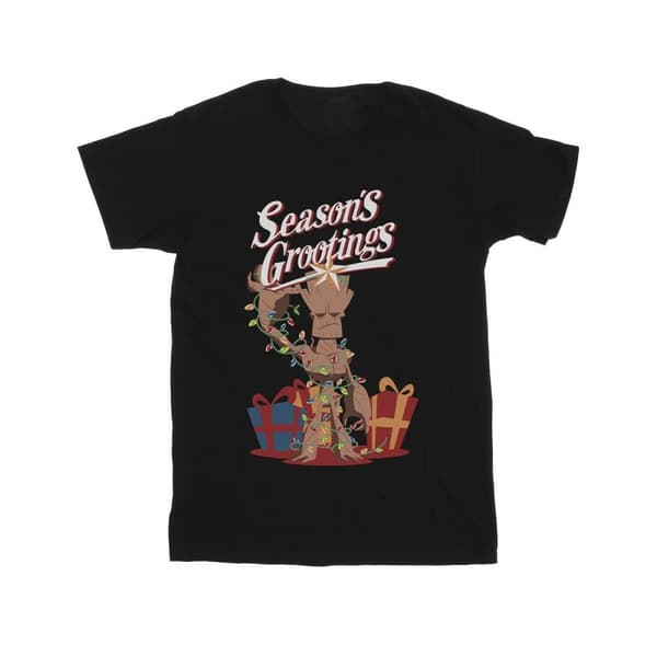 Marvel Pojkar Marvel Comics Groot Säsongens Grootings T-shirt