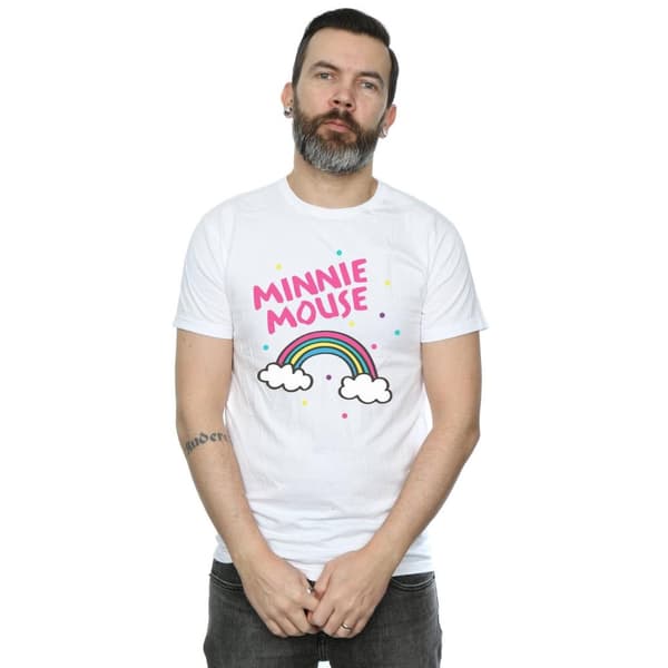 Disney Mimmi Pigg T-shirt med regnbågsfärgade prickar