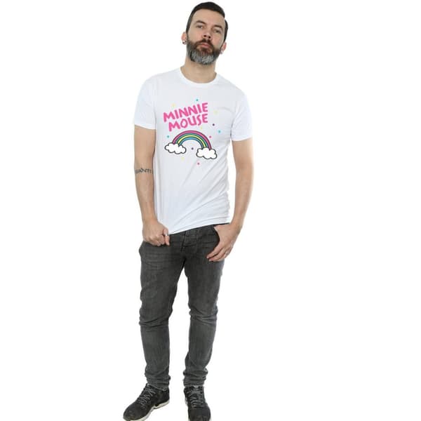 Disney Mimmi Pigg T-shirt med regnbågsfärgade prickar