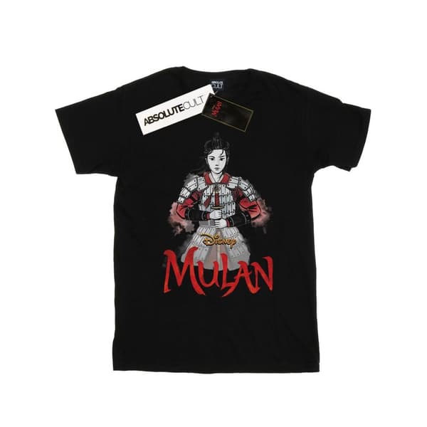 Disney Dam/Lady Mulan Movie Sword Pose Boyfriend T-shirt i bomull