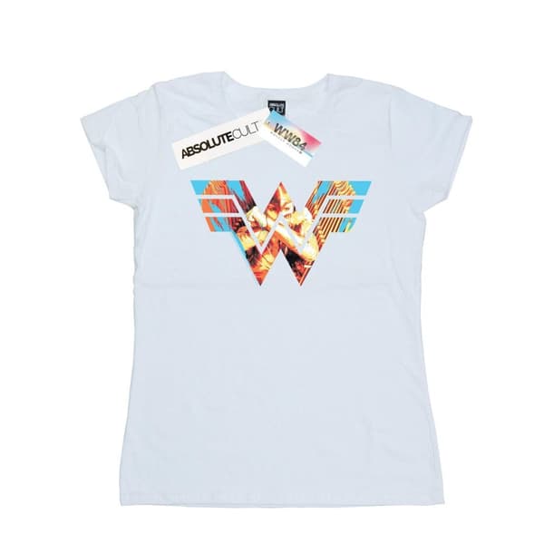 DC Comics Womens/Ladies Wonder Woman 84 Symbol Crossed Arms Cotton T-Shirt