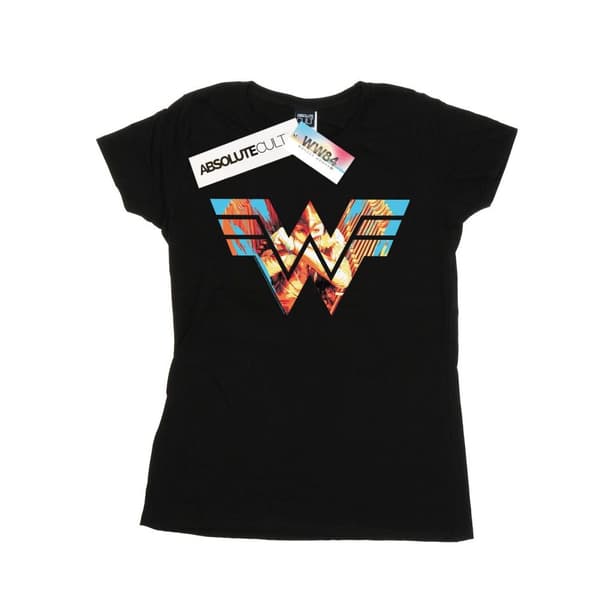 DC Comics Womens/Ladies Wonder Woman 84 Symbol Crossed Arms Cotton T-Shirt