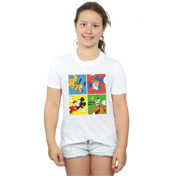 Disney T-shirt i bomull med Musse Piggs vänner för flickor