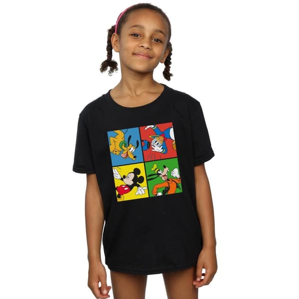 Disney T-shirt i bomull med Musse Piggs vänner för flickor