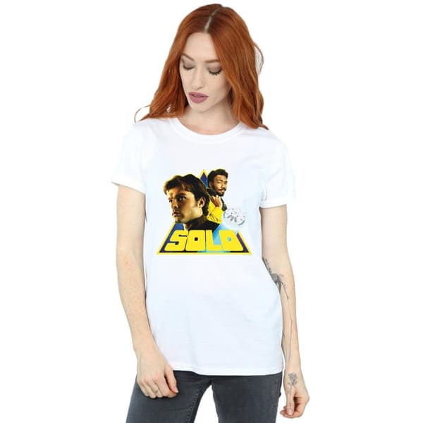 Star Wars Dam/Lady Solo Retro Triangel Bomull Boyfriend T-shirt