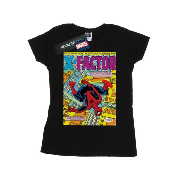 Marvel Dam/Tjej Spider-Man X Factor Cover Bomulls-T-shirt